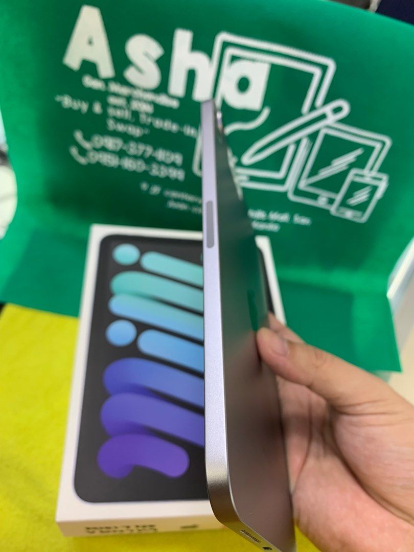 iPad Mini 7 128g Warr. May 2026 (Category: iPad) located in San Juan City. Submitted by asniebasher (Listing ID 1374799798, Image 2). Description: FOR SALE/SWAP (RFS: BUY&SELL) * iPad Mini 7 * A17 Pro * 128gig * Wifi only * Apple warr. MAY 2026 -100 BH / 13 Cyle count * NO ISSUE * NO REPAIR / HIDDEN ISSUE * Complete w/box same serial F R E E B I E S. ✨ ~ clear case ~ screen protector MODE OF PAYMENT ✔️COD - additional shipping Fee (Check before p