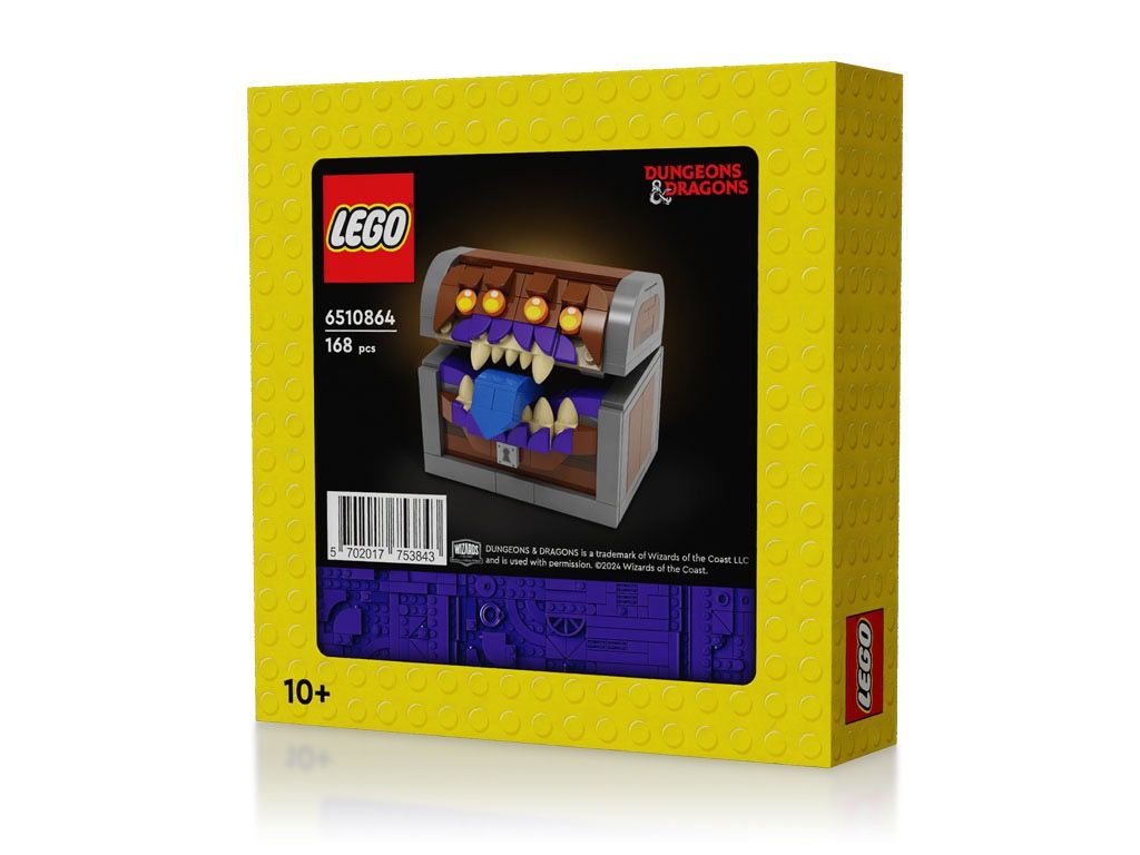 LEGO Dungeon & Dragons Mimic Dice Box 6510864 (Category: Lego & Building Sets) located in Valenzuela. Submitted by bricktrove (Listing ID 1358678020, Image 1). Description: Encounter the elusive LEGO Dungeons & Dragons Mimic (6510864)! This set features a buildable mimic chest, perfect for D&D fans and LEGO collectors.​ Features: Buildable mimic chest with articulated tongue and eyes​ Compact design ideal for display​ Highly sought-after GWP set​
