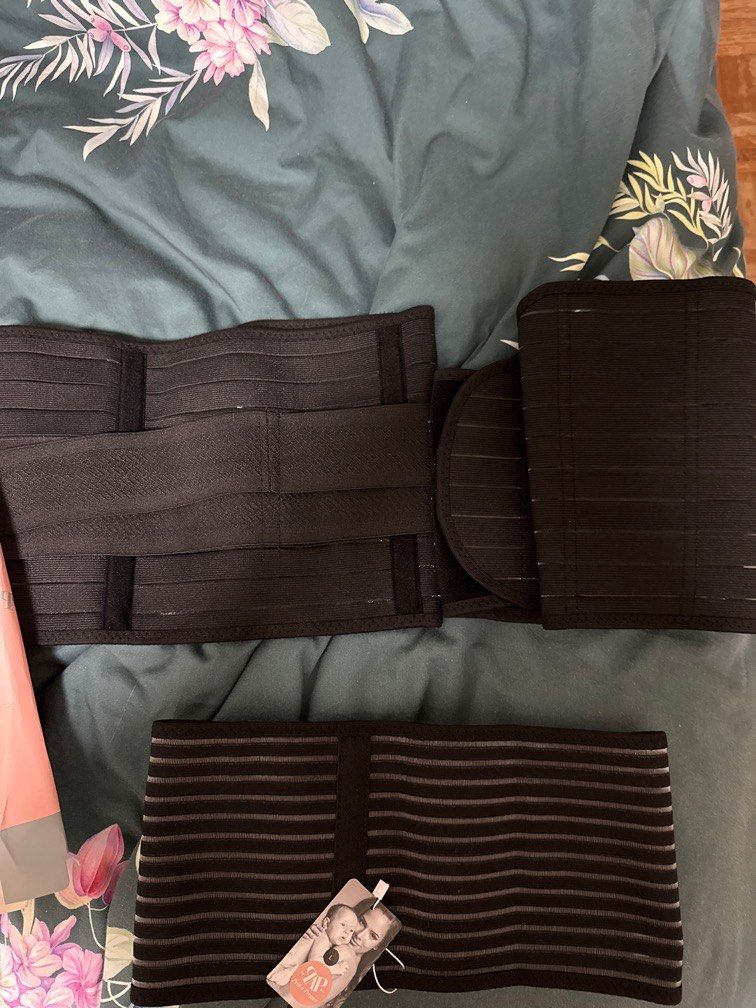 Lightly used postpartum Velcro abdominal binder (Category: Maternity Care) located in Singapore. Submitted by mashmushi (Listing ID 1374822494, Image 2). Description: Had fibroids surgery so bought the binder. Lightly used. Fits UK10 or US6.