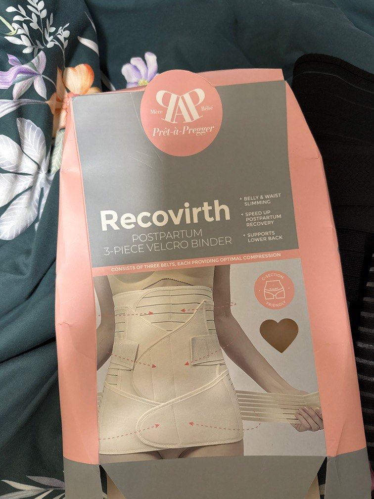 Lightly used postpartum Velcro abdominal binder (Category: Maternity Care) located in Singapore. Submitted by mashmushi (Listing ID 1374822494, Image 1). Description: Had fibroids surgery so bought the binder. Lightly used. Fits UK10 or US6.