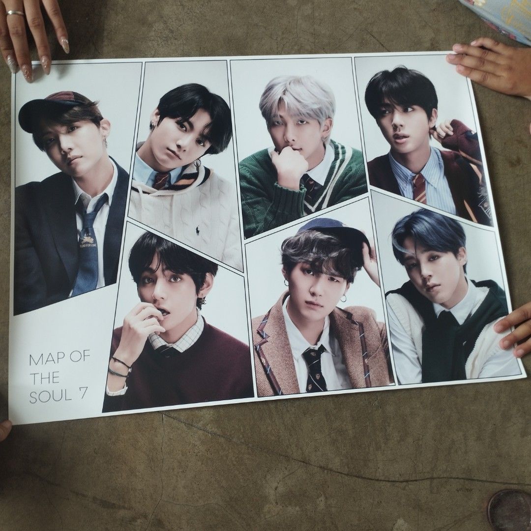 Map of The Soul: 7 Posters (Category: Storybooks) located in Vigan. Submitted by friaof2010 (Listing ID 1374750271, Image 3). Description: 150 each, price is negotiable for sure buyer. These are authentic, from the album..