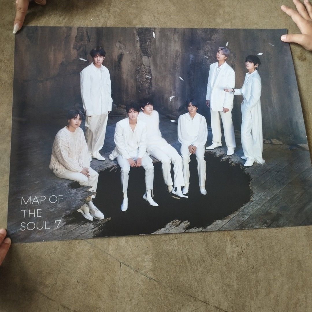 Map of The Soul: 7 Posters (Category: Storybooks) located in Vigan. Submitted by friaof2010 (Listing ID 1374750271, Image 2). Description: 150 each, price is negotiable for sure buyer. These are authentic, from the album..