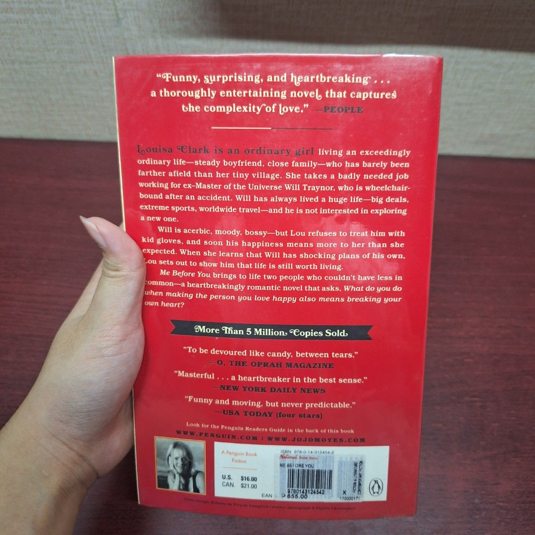 Me Before You by Jojo Moyes (Category: Storybooks) located in Imus. Submitted by rhsamonte (Listing ID 1374857676, Image 2). Description: .