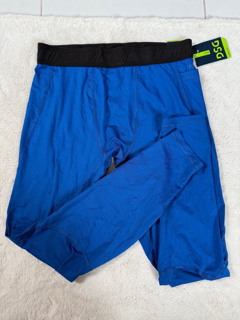 DSG Blue Compression Pants - L (BNWT) (Category: Activewear) located in Manila. Submitted by meisu_mnl (Listing ID 1374711821, Image 3). Description: 🔥 DSG Compression Pants 🔥 Brand New with Tag athletic compression leggings perfect for gym, running, training and sports activities. Brand: DSG Size: Large Waist: 28-38 inches Length: 36 inches Color: Blue Condition: Brand New with Tag ✔ Stretchable compression fabric ✔ Lightweight and breathable 
