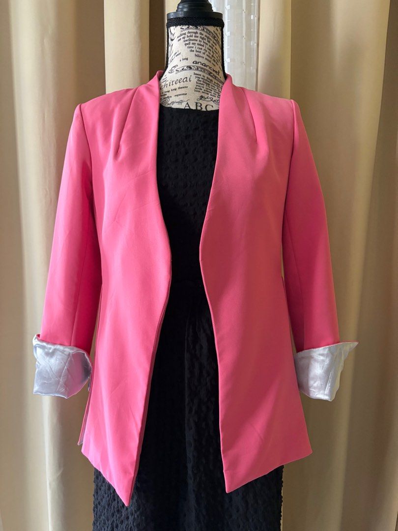 Pink Blazer Coats (Category: Coats, Jackets and Outerwear) located in Cagayan de Oro. Submitted by authenticstuffsdecluttering (Listing ID 1374741962, Image 1). Description: Small to medium .