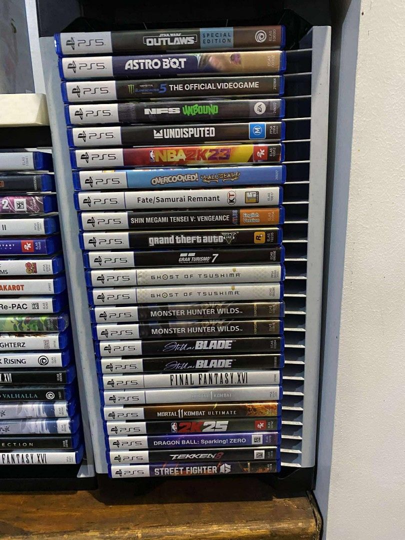 Ps5 games (Category: PlayStation) located in San Ildefonso. Submitted by dietherventurina25 (Listing ID 1374840815, Image 1). Description: ‎Forsale Only ‎ ‎Ps5 games ‎Star wars outlaws 1800 ‎Astrobot 1800 ‎Monster motocross 5 the video game 1500 ‎Need for speed unbound 1400 ‎Undisputed 3000 ‎Overcooked eat all u can 1200 ‎Fate and samurai remnant 2000 ‎Shin megami tensei V Vengeance 1800 ‎Gta v 1200 ‎Grand Turismo 7 2000 ‎Ghost of tushima 1800 ‎M