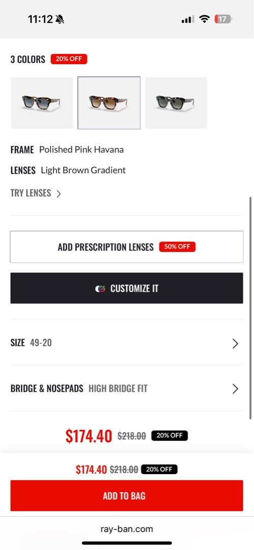 Rayban State Street (Category: Sunglasses & Eyewear) located in Navotas City. Submitted by d_cluttera (Listing ID 1374708415, Image 1). Description: Barely use Sobrang ganda pa nito Bought in Rayban Dubai.