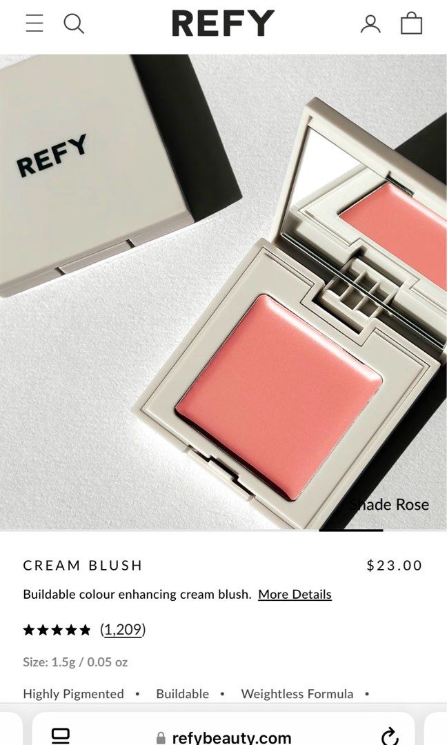 Refy (Category: Makeup) located in Petaling Jaya. Submitted by potat0me (Listing ID 1374842419, Image 3). Description: dont worry ,Authentic 100%. bought from ps - Rm130. nak let go Rm60 only . pleaseee beli, sebab best giler for dry skin . reason i jual sebab i ingat this colour sesuai dgn i . but code cherry still ada tau dengan i & always my fav shade. if korang tak percaya boleh pm tepi. i bukan saja2 tau pukau korang . heheks 🥹 btw korang b