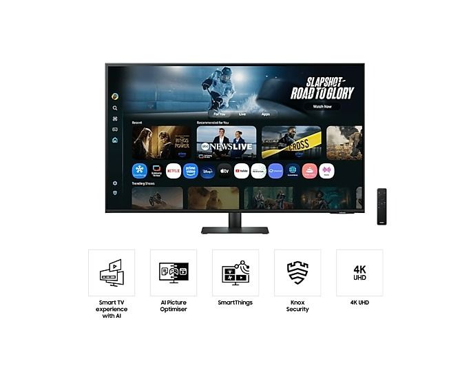 Samsung Smart M7 M70F 43" 4K VA Display Monitor - LS43FM702UEXXS (Category: Monitor Screens) located in Singapore. Submitted by endlesspassion (Listing ID 1374713161, Image 2). Description: VISIT OUR EXPERIENCE CENTRE AT: 240 Macpherson Road Pines Industrial Building #04-01 S348574 Mainline: 91297079 Secondary: 83286692 Prices advertised subject to changes, do chat with us for the latest promotion price GUARANTEED 100% AUTHENTIC PRODUCTS FOR ALL 