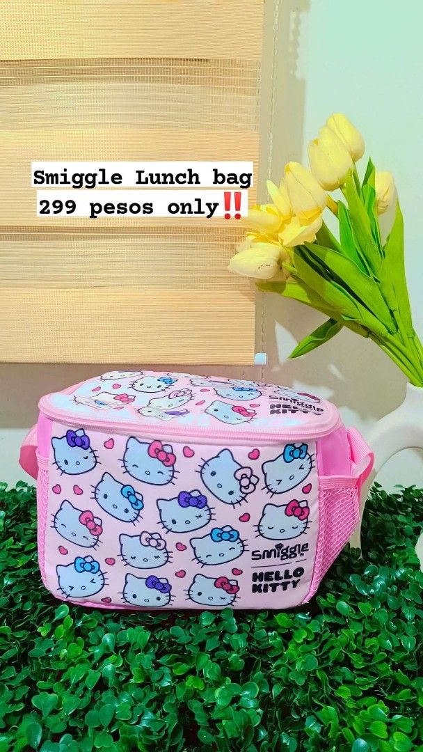 Smiggle Lunch Bag (Category: Food Organization & Storage) located in Quezon City. Submitted by mhoniqvela04 (Listing ID 1374714480, Image 1). Description: Brandnew No issue Lunchbag with Sling Insulated.