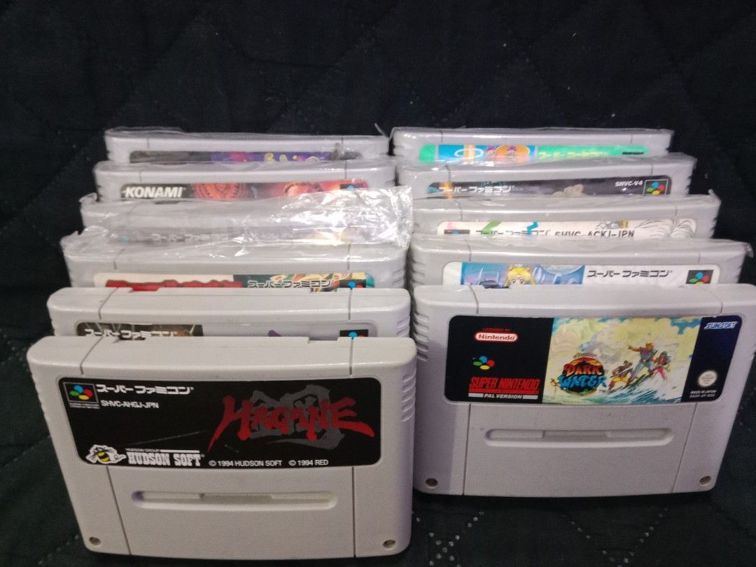 SNES And SFC Cart Game (Category: Nintendo) located in Quezon City. Submitted by rgsph140 (Listing ID 1374840767, Image 3). Description: FOR SALE: SNES AND SFC CART GAMES All Working Tested And Authentic 💯 Description: SNES/SFC CART GAMES Pricelist: Sold-Hagane (JPN) Sold-The Pirates Of Dark Water (PAL) 1500-Zoku The Legend Of Bishin (JPN) 1000-Brutal: Paws Of Fury (JPN) 1500-Contra 3 Alien Wars (JPN) 1400-Super Starwars (JPN) 1800-Bishoujo Sens