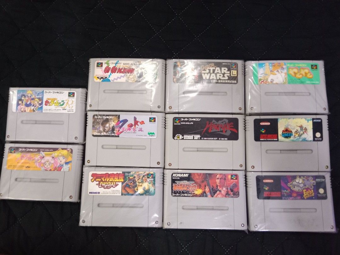 SNES And SFC Cart Game (Category: Nintendo) located in Quezon City. Submitted by rgsph140 (Listing ID 1374840767, Image 1). Description: FOR SALE: SNES AND SFC CART GAMES All Working Tested And Authentic 💯 Description: SNES/SFC CART GAMES Pricelist: Sold-Hagane (JPN) Sold-The Pirates Of Dark Water (PAL) 1500-Zoku The Legend Of Bishin (JPN) 1000-Brutal: Paws Of Fury (JPN) 1500-Contra 3 Alien Wars (JPN) 1400-Super Starwars (JPN) 1800-Bishoujo Sens