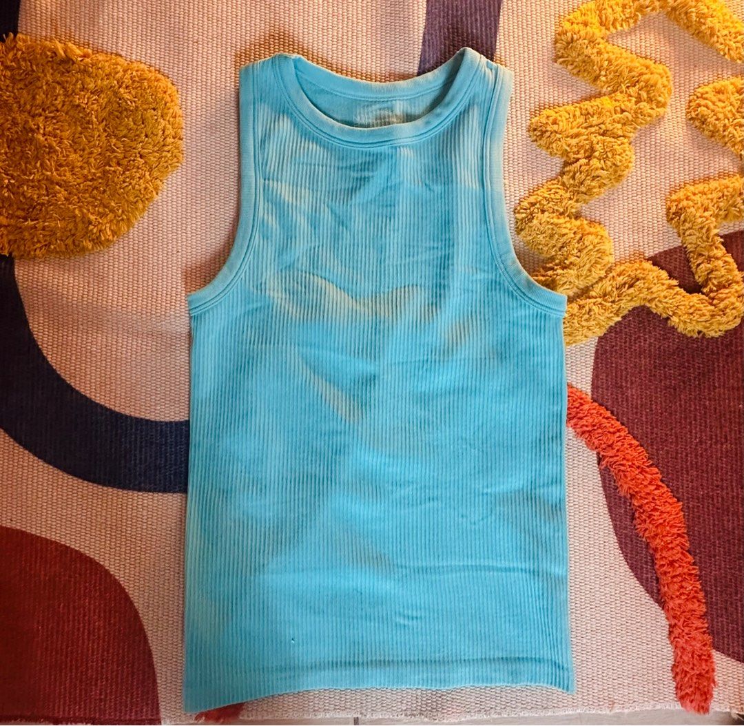 Summer tank top (fitted) (Category: Sleeveless) located in Quezon City. Submitted by cocoisla (Listing ID 1374739726, Image 1). Description: Fits well on xs-medium. The tela quality is 👍👍👍.