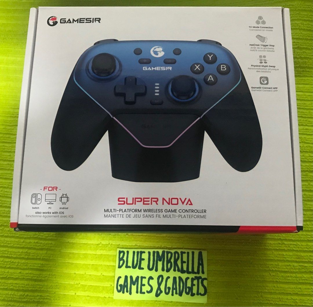 Super Nova Multi-Platform GAMESIR Wireless Controller for PC SWITCH ANDROID Gaming (Category: Controllers) located in Cagayan de Oro. Submitted by johnarbiter117 (Listing ID 1374784517, Image 1). Description: Payment Method: Gcash or Landbank. Kindly Direct Contact Me thru Chat or Videocall for Clarifications and Transparent Transaction. Thank You 🙏😊 Two Couriers Available Only On My Location Supported: LBC and J&T Express. You Can Also Request