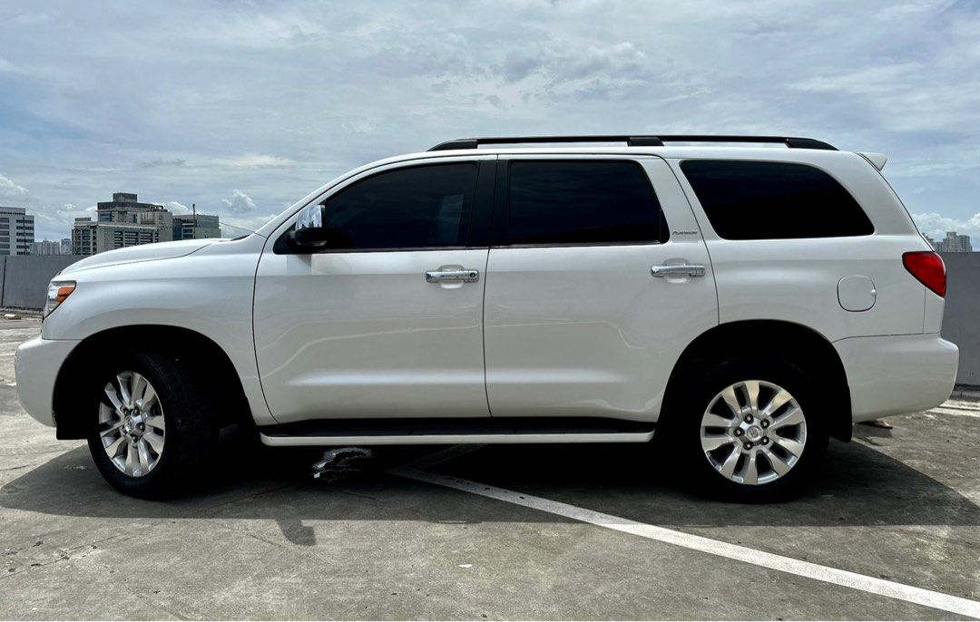 Toyota Sequoia (Category: Used Cars) located in Pasig City. Submitted by tycoon.cars (Listing ID 1374790596, Image 3). Description: TOYOTA SEQUOIA PLATINUM - 2014 Model - 58,XXX Original Mileage - White Pearl - Top of the Line Variant - Automatic Transmission - Level 6 Bulletproof + Bombproof - New Tires - Cold A/C - Monday Coding We Don’t Sell Cars, We Sell Dreams. BUY•SELL•TRADE•CONSIGN•FINANCING Tycoon Powercars www.tycoonpowercars.com Autocam