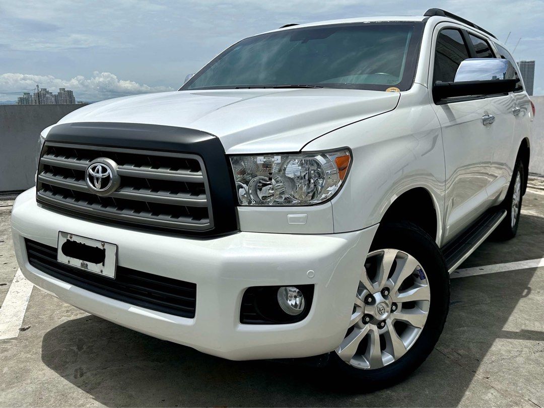 Toyota Sequoia (Category: Used Cars) located in Pasig City. Submitted by tycoon.cars (Listing ID 1374790596, Image 2). Description: TOYOTA SEQUOIA PLATINUM - 2014 Model - 58,XXX Original Mileage - White Pearl - Top of the Line Variant - Automatic Transmission - Level 6 Bulletproof + Bombproof - New Tires - Cold A/C - Monday Coding We Don’t Sell Cars, We Sell Dreams. BUY•SELL•TRADE•CONSIGN•FINANCING Tycoon Powercars www.tycoonpowercars.com Autocam