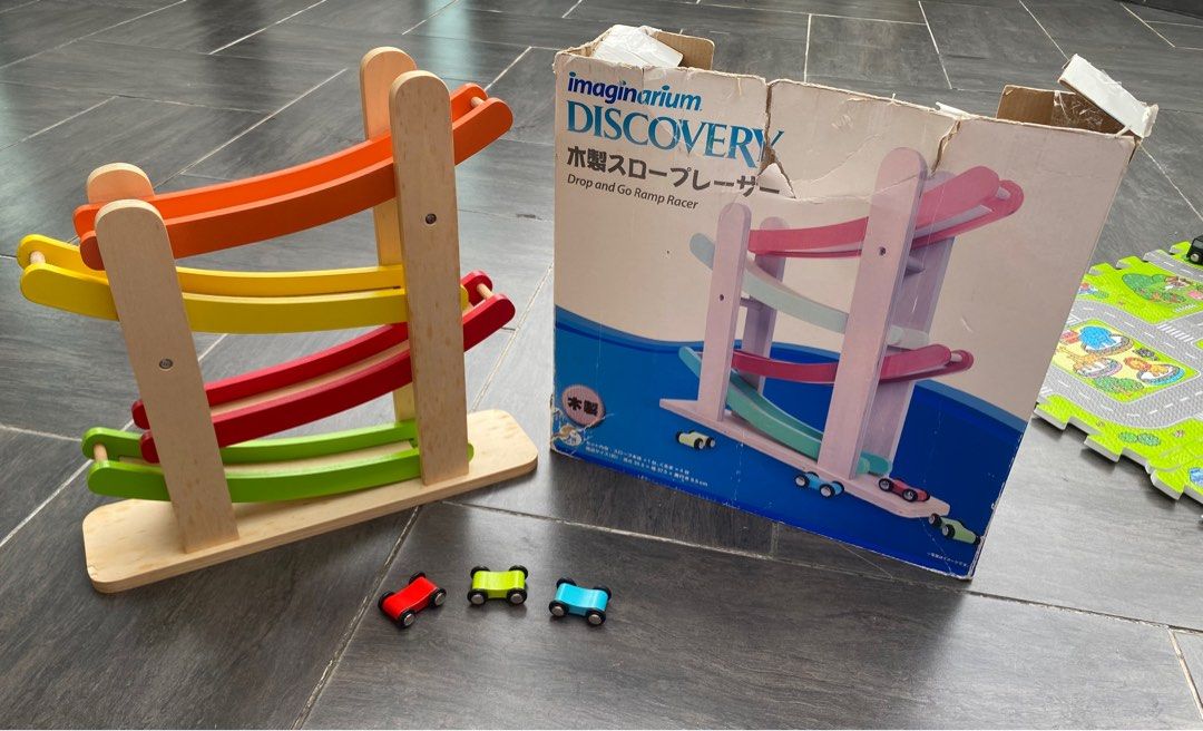 Discovery Ramp Set ToysRus imaginarium discovery wooden ramp racer, Hobbies & Toys, Toys ...