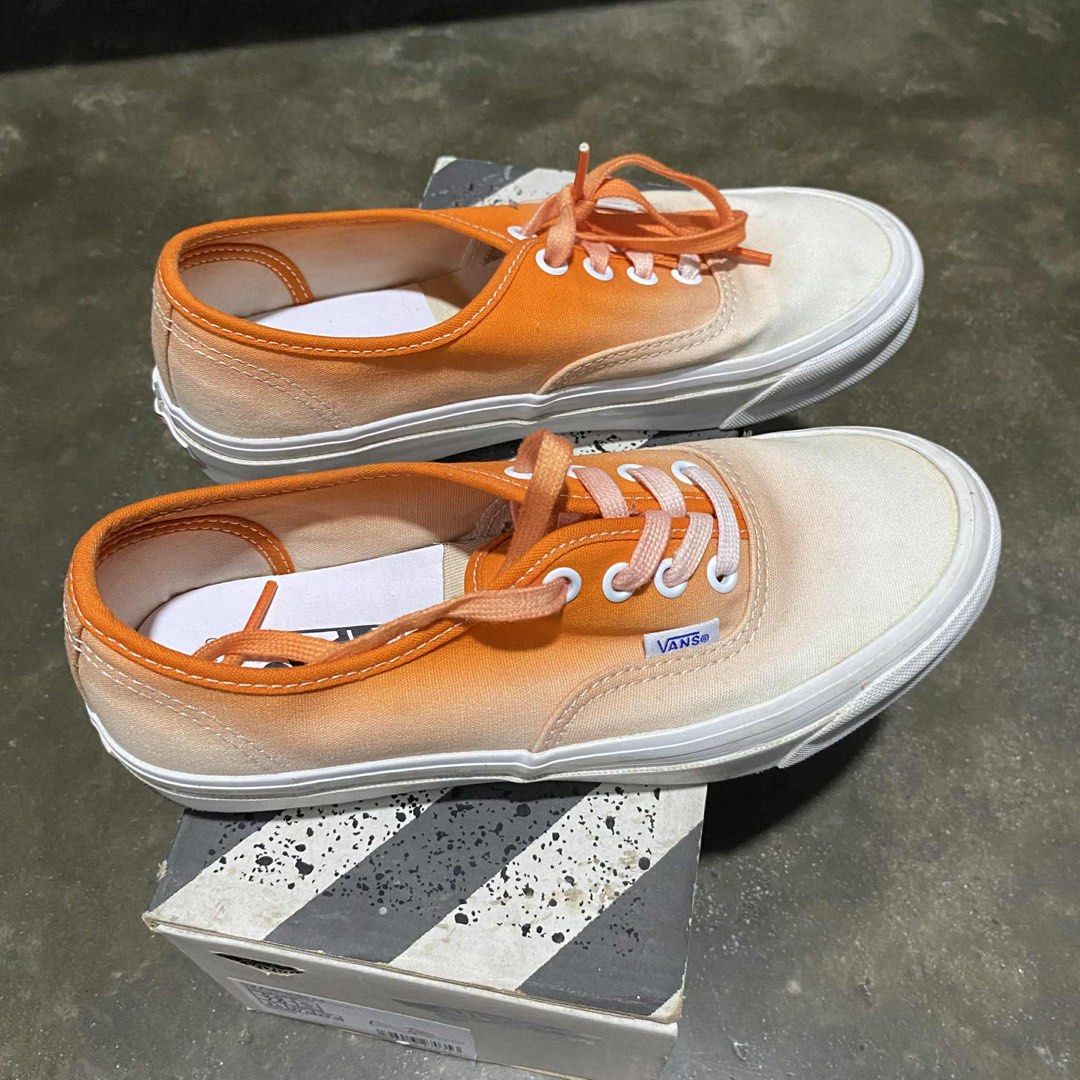 Vans OG Authentic LX Dip Dye Orange/White (Category: Sneakers) located in Bacoor. Submitted by rieseia (Listing ID 1374818080, Image 1). Description: — only used once. — price is negotiable! .