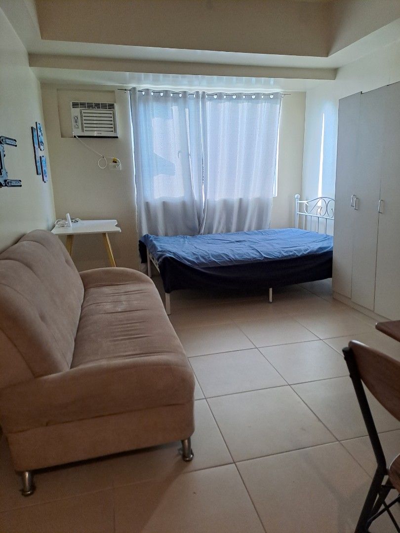 Vertis North Sola Studio for Rent (Category: Apartments & Condos) located in Quezon City. Submitted by mariatqc (Listing ID 1374711573, Image 1). Description: Vertis North Sola Studio 23 sqm. For Rent Low floor, second floor Good for seniors Good access to the amenities area at the : pool,gym,club house; basketball court Safe community inside Ayala Vertis North Estate walking distance to solaire north, trinoma, sm north, mrt and subway stations, 