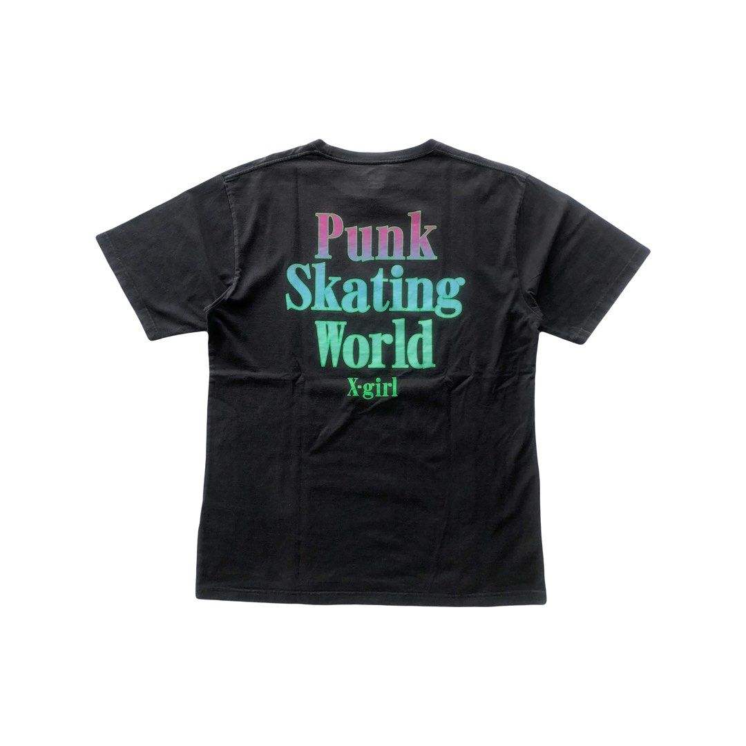 X-Girl Skateboard Punk Skating World Tee, Fesyen Pria