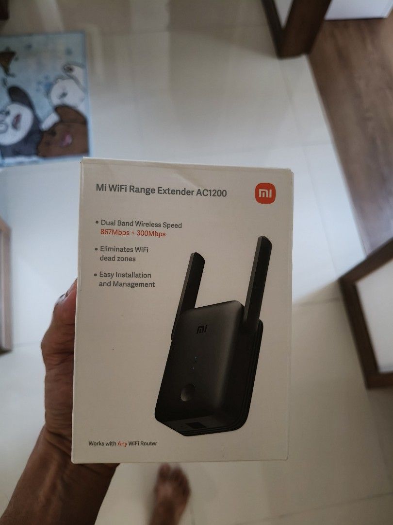 Xiaomi wifi range extender ac1200 (Category: Networking) located in Singapore. Submitted by lazy999 (Listing ID 1374781458, Image 1). Description: Brand new. Bought from shopex. Keen, pm to deal..