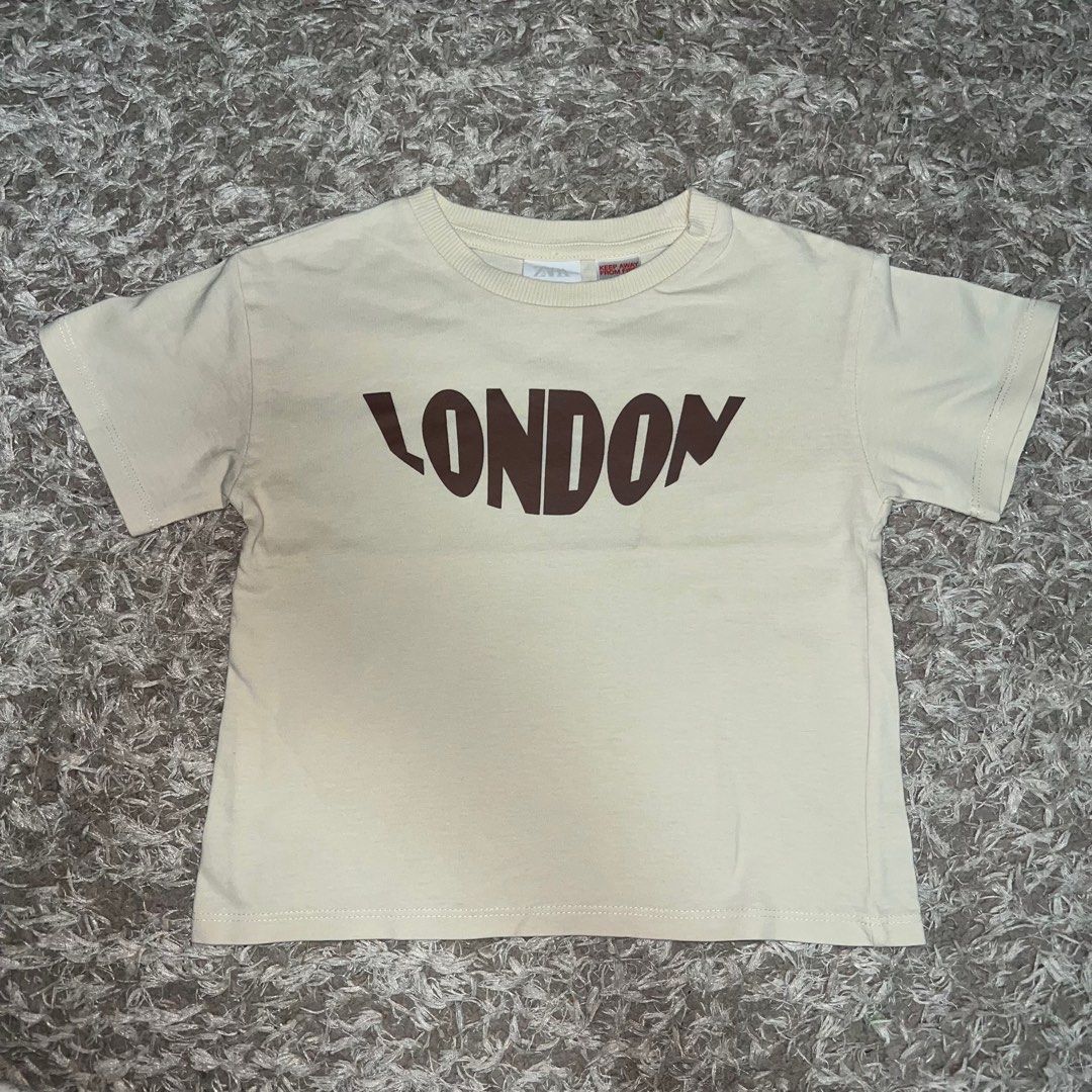 Zara Kids T-Shirt (Category: Babies & Kids Fashion) located in Pasig City. Submitted by kidscabi (Listing ID 1374849772, Image 1). Description: Authentic Zara Kids! Size on tag: 18–24 months (92 cm) ✨ Condition: 10/10 – like new! Negotiable if you buy 2 or more items! 📦 Shipping fee will be shouldered by the buyer via J&T or lalamove for same day delivery .