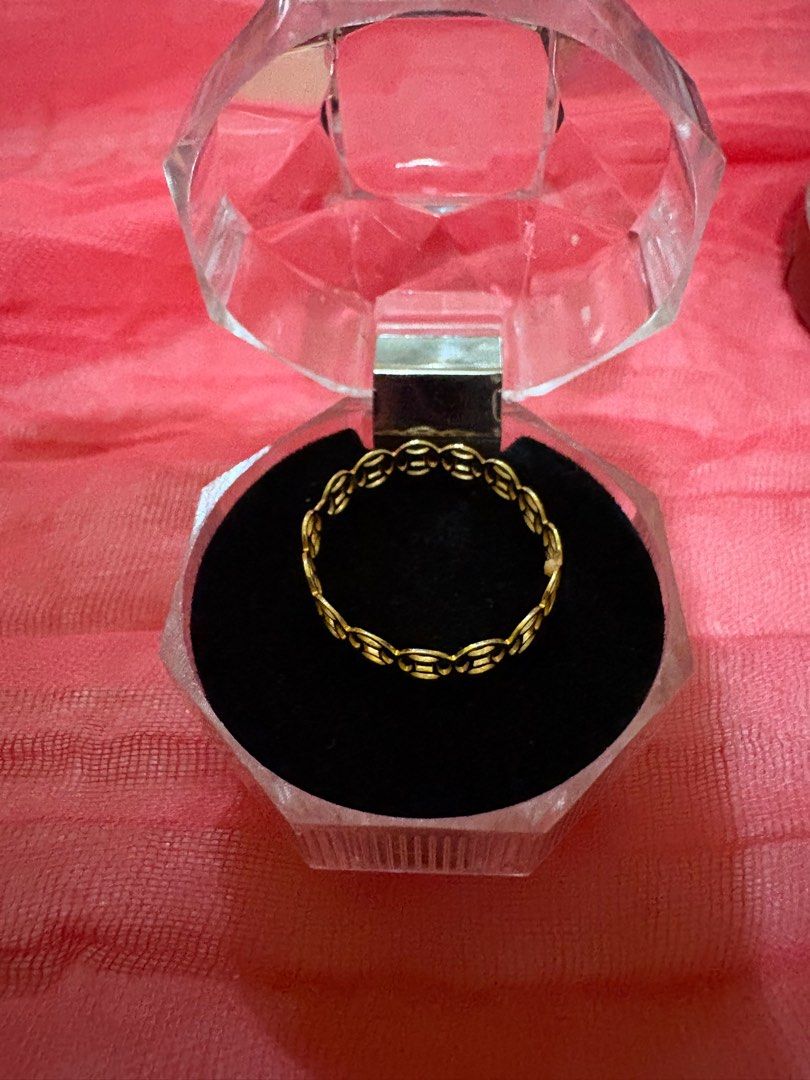18K Saudi Gold Pawnable Money Ring (Category: Rings) located in Cagayan de Oro. Submitted by authenticstuffsdecluttering (Listing ID 1374924826, Image 2). Description: This real gold pawnable. . .60 grams size 8 updated price : March 3, 2026 Good investment, real gold appreciate..