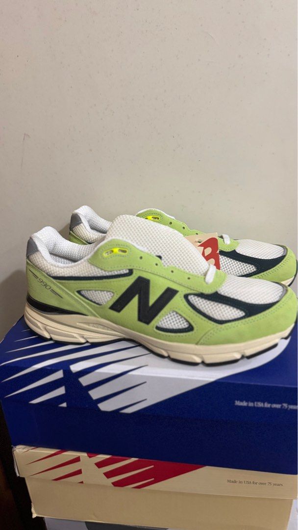 New Balance 990v4 Hi-Lite (Category: Sneakers) located in Davao. Submitted by lakeshow88 (Listing ID 1375042087, Image 1). Description: Brand new pair Slightly negotiable DM for more pics Meet up in davao city Or shipping with j&t or lbc.
