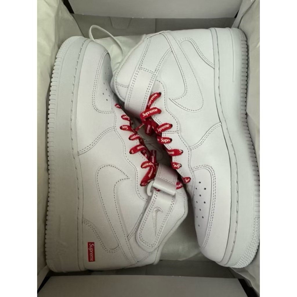 Supreme × NIKE Air Force 1 白 27 24.0cm～30.5cm】Supreme Nike Air