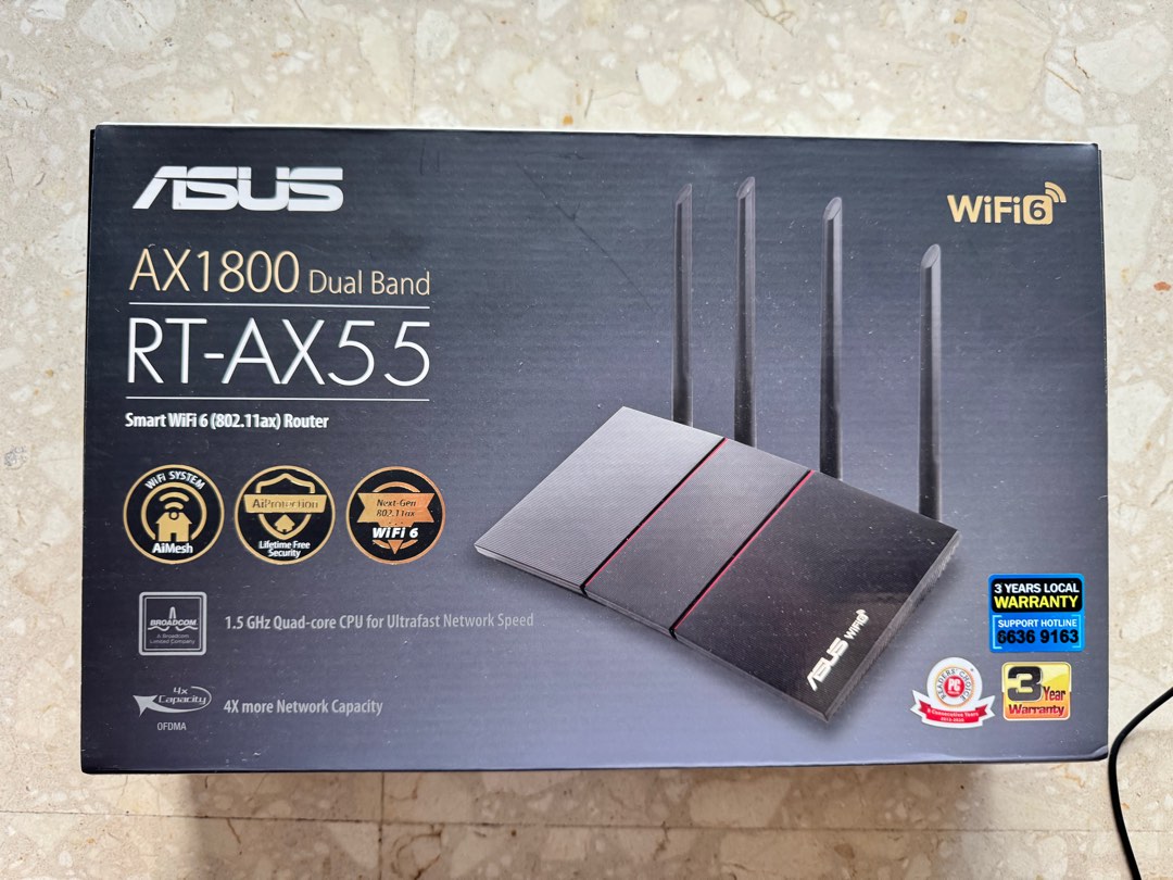 Asus RT-AX55 Router, Computers & Tech, Parts & Accessories, Networking ...