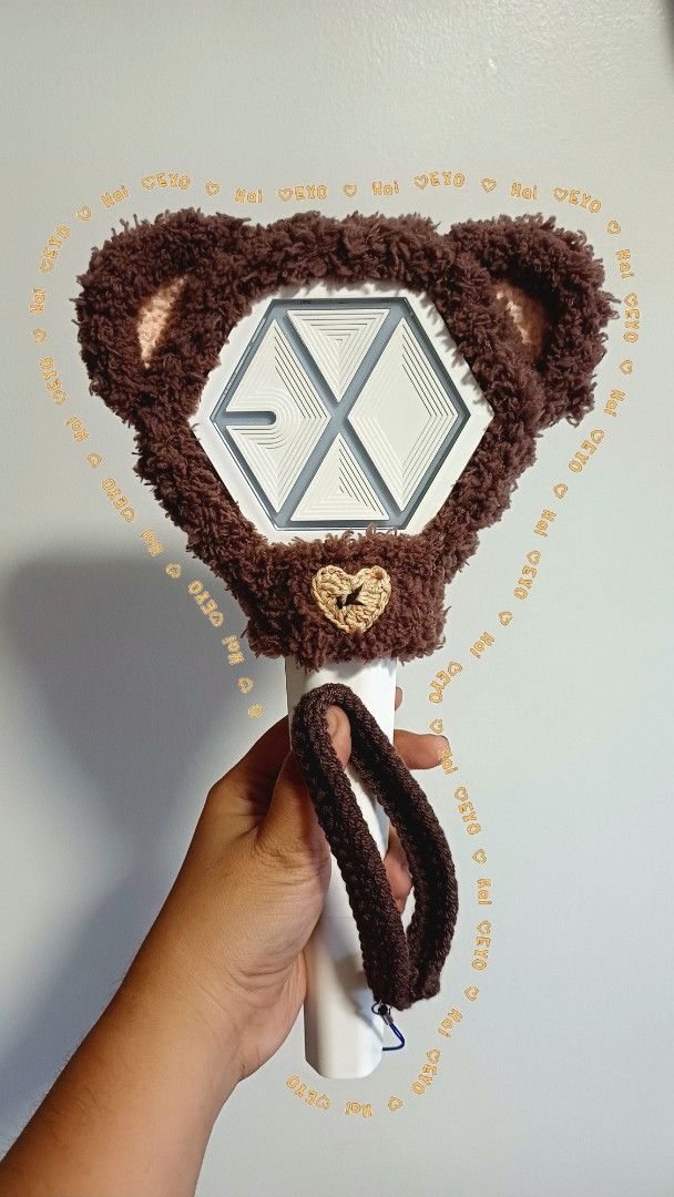 Bear Eribong Cover | EXO Lightstick Cover (Category: Music Accessories) located in Santa Barbara. Submitted by pastelscribble (Listing ID 1374952597, Image 2). Description: 🐻Bear Eribong (EXO) Cover for #KAI SOLO CONCERT TOUR <KAION> IN MANILA🐻 Avail this for only 350.00 pesos😊. Colors: Chocolate Brown and Golden Brown ●Batch 1 (for concert/fan signing goers): Will accept order starting today until June 30 only.😊 ●Batch 2 will be for team bah
