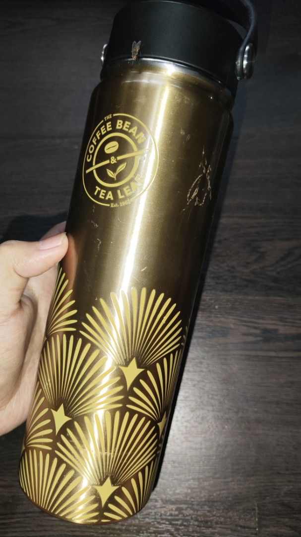 CBTL Tumblers | Gold Dust (Category: Water Bottles & Tumblers) located in Pasig City. Submitted by malodijoi (Listing ID 1374989765, Image 2). Description: ❗PRICE STILL NEGOTIABLE❗ Reason for selling: Decluttering Both with some flaws and marks but still otherwise in good condition Gold Dust - Php 500 Violet & Orange - Php 300 Details: 📍Location: Pasig City 💳 Mode of Payment: Cash, GCash, Maya 📦 Pickup or Delivery: -Meetups available: Estancia