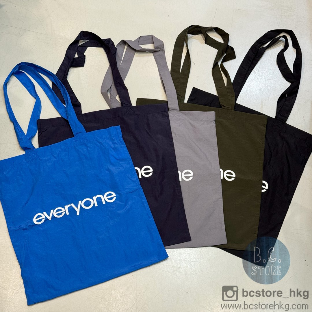 everyone nylon logo tote bag