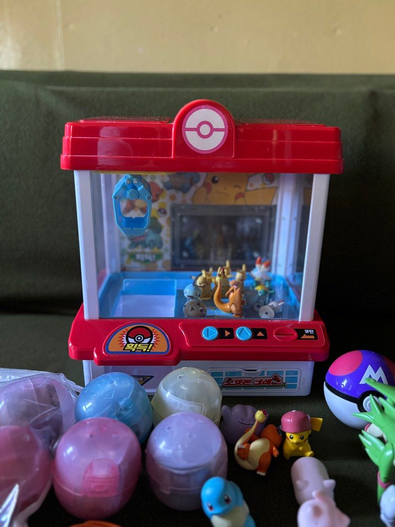 For sale pokemon figures bundle (Category: Figurines & Statues) located in Cebu City. Submitted by starcatchching (Listing ID 1374897833, Image 2). Description: ‼️For sale Pokemon bundle - Take All ✅Pokemon Pikachu Claw Crane Machine - as is what it is(5 coins included) ✅ Takara tomy A.R.T.S, with paper tag and capsules - brand new - 2 sets included ✅ and other anik anik ‼️TAKE ALL - 3.5K via jrs express ‼️DIBS NOW - PAY NOW - SHIP next day .