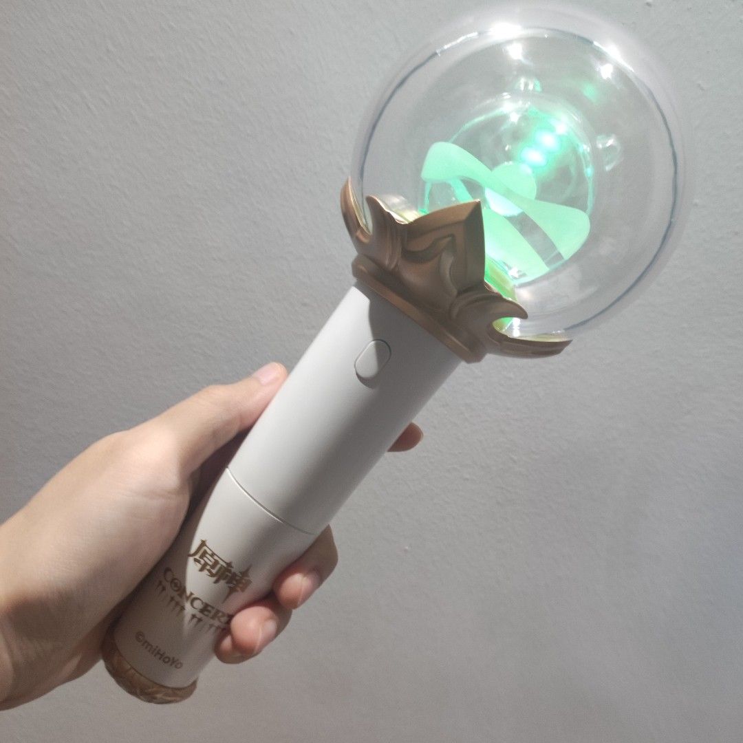 Genshin Concert 2023 light stick set (Category: Music Accessories) located in Cainta. Submitted by kclosetcleanup (Listing ID 1375047024, Image 2). Description: Genshin Concert 2023 light stick set - includes light stick, light stick pouch, strap, transparent pouch, and shikishi - batteries not included - light stick and pouch used once, the rest of the inclusions are brand new available for meetup at ortigas area.