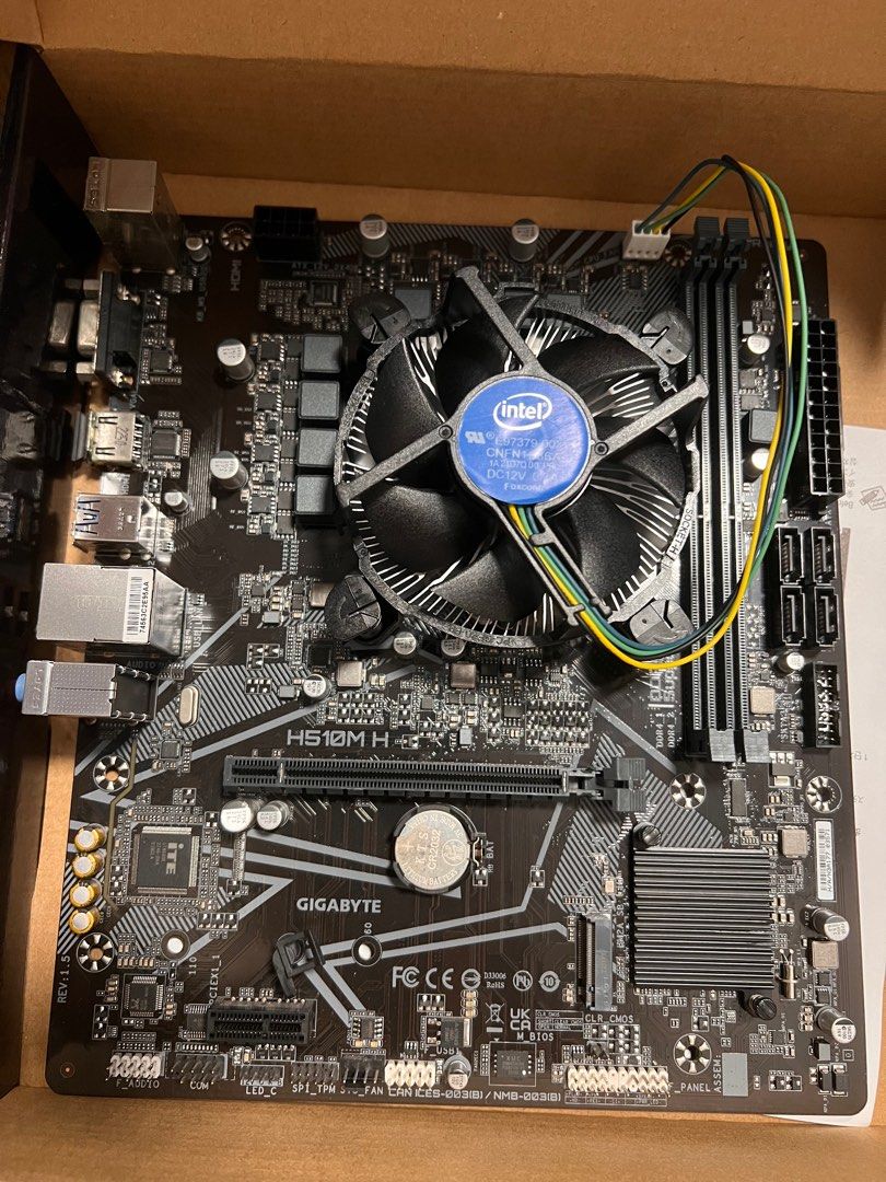 GIGABYTE H510M H, Intel i5 10400f, Vengeance RGB Pro SL 32GB63167067680385111