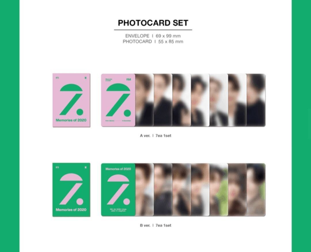 GO BTS FESTA 2025 MO2020 Memories 2020 digital code DC photocard