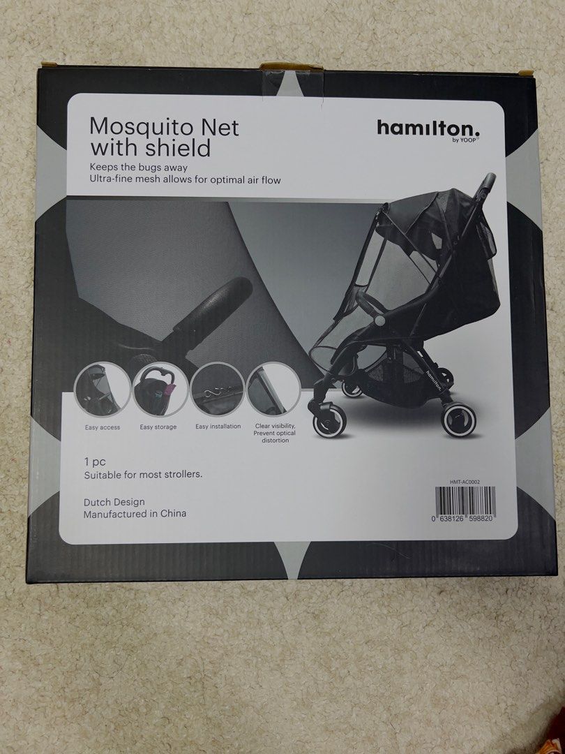 🛡️ Hamilton Mosquito Net with Shield – Brand New! 💤 (Category: Strollers) located in Singapore. Submitted by yonngelay (Listing ID 1375026605, Image 1). Description: 🛡️ Hamilton Mosquito Net with Shield – Brand New! 💤 🚼 Perfect for Babies & Toddlers – $40 Only Protect your little one from mosquitoes and bugs with this brand new Hamilton Mosquito Net with Shield – safe, breathable, and easy to use! 🆕 Condition: 100% Brand New 💰 Original Pri