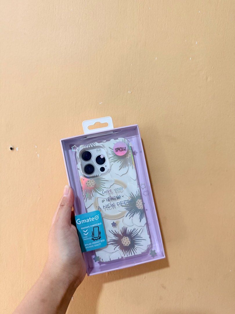 Iphone 16 pro max cases (Category: Cases & Sleeves) located in Manila. Submitted by prettythrift07 (Listing ID 1374941833, Image 3). Description: Super pretty!! Just like a kate spade case. Good quality and light weight!! Currently using one now ✨ Magsafe compatible!!! - pm me for more pic and details - avail for 16 pro max, 16 pro, iphone 16 plus and iphone 16, iphone 15 pro max and iphone 15 pro Support small business!! Loc: marikina Shipping t