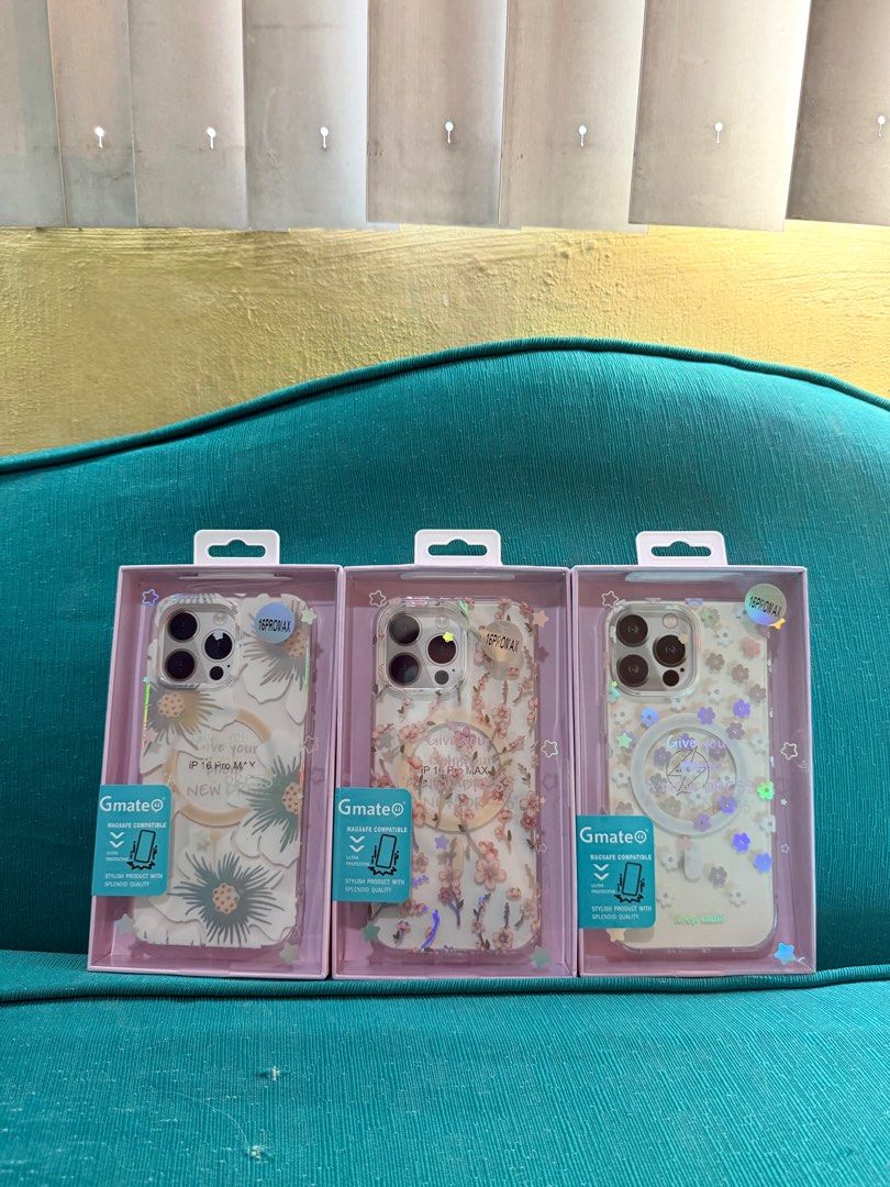 Iphone 16 pro max cases (Category: Cases & Sleeves) located in Manila. Submitted by prettythrift07 (Listing ID 1374941833, Image 1). Description: Super pretty!! Just like a kate spade case. Good quality and light weight!! Currently using one now ✨ Magsafe compatible!!! - pm me for more pic and details - avail for 16 pro max, 16 pro, iphone 16 plus and iphone 16, iphone 15 pro max and iphone 15 pro Support small business!! Loc: marikina Shipping t