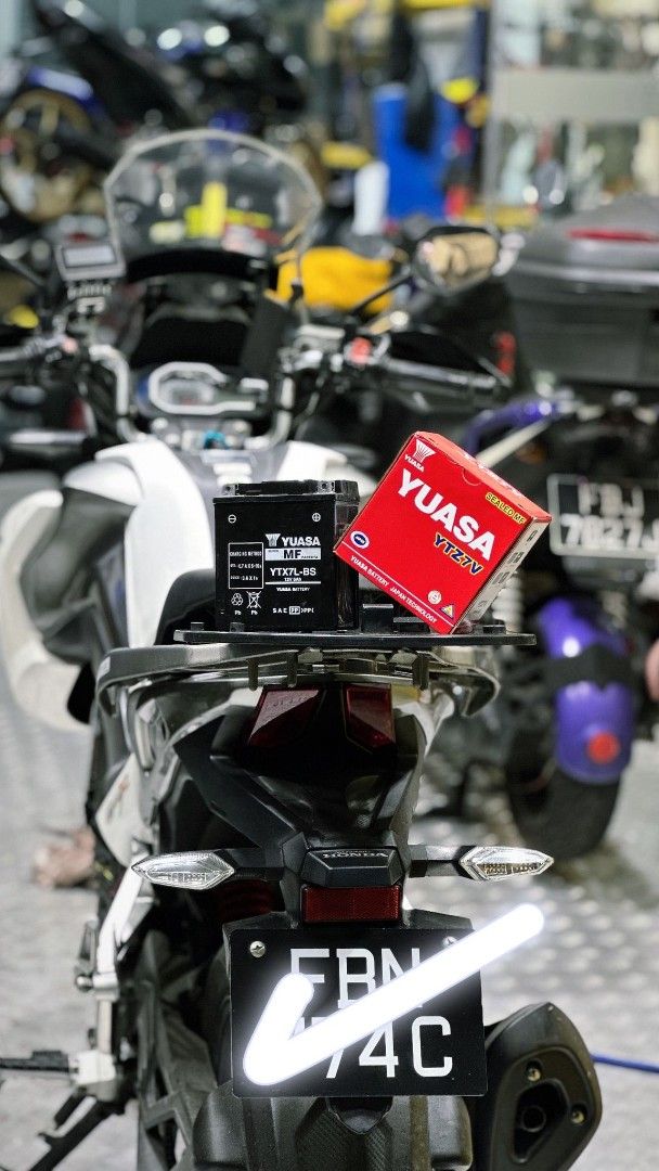 Motorcycle battery Ready Stock Bukit Batok WCEGA Plaza GoFixBike replacement (Category: Motorcycle Accessories) located in Singapore. Submitted by gofixbike (Listing ID 1374984253, Image 1). Description: 🛠Motorcycle Workshop Services🛠 GoFixBike Pte Ltd 1 Bukit Batok Cres, #04-03 WCEGA PLAZA, Singapore 658064 Operating Everyday Monday to Sunday 12pm - 11pm 🚦 24/7 On-Site & Towing Services🚦 Available starting from $30!! 💵 Cash 💳 PayNow/PayLah