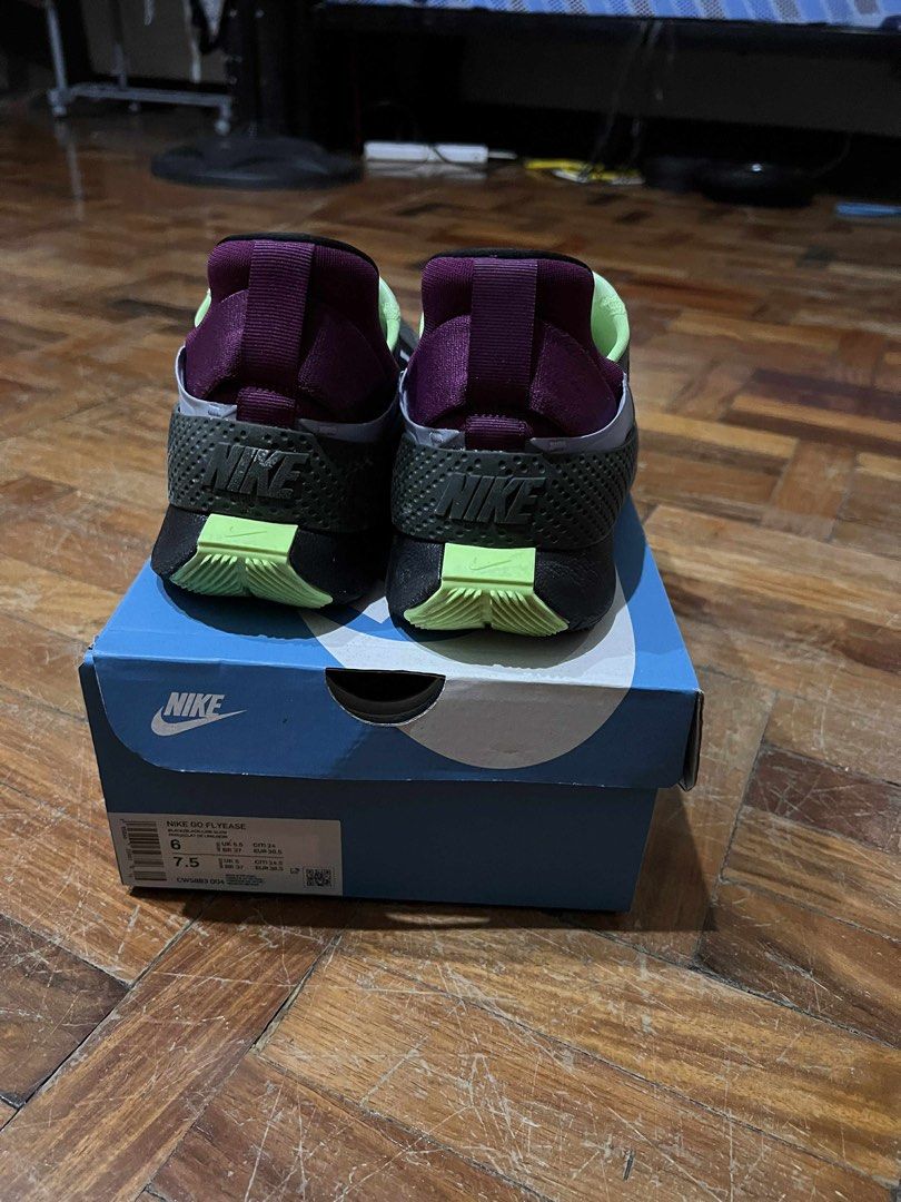 Nike Go FlyEase Easy On for Women (Category: Sneakers) located in Quezon City. Submitted by clothes_co (Listing ID 1375015325, Image 3). Description: Size 7.5w / 24cm legit & open for authenticity check! rfs: seldom use.