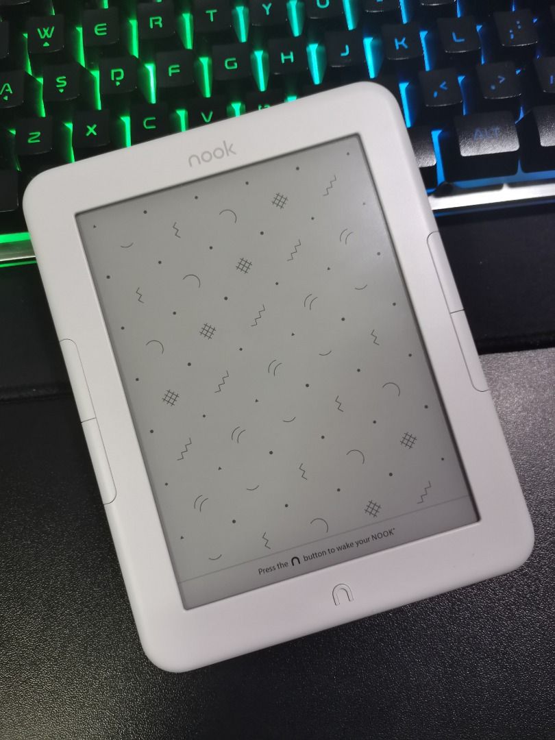 Nook Glowlight 4 (Pearl Pink) (Category: E-Readers) located in Binangonan. Submitted by megansdepot (Listing ID 1375008263, Image 1). Description: For sale: Nook Glowlight 4 (Pearl Pink) Price: 6,000 (+sf) Date of purchase: Nov 2023 Condition: Good, like new Flaws: Tiny scratch at the back (lower left corner & middle) Purchased from: Techie Thrift Inclusion: Original cable RFS: Decluttering Location: Binangonan, Rizal Payment method: Gcash/Bank t