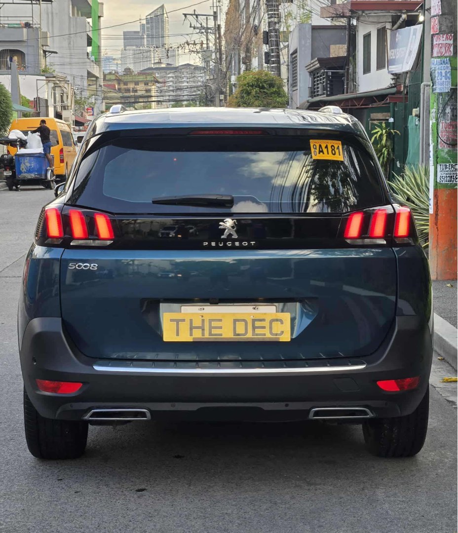 Peugeot 5008 A/T Auto (Category: Used Cars) located in Manila. Submitted by quality_cars (Listing ID 1374930840, Image 3). Description: FOR SALE - Guaranteed Best Buy! ✅ Brand: Peugeot Model: 5008 Year Model: 2020 Model Transmission: Automatic Color: Blue Fuel Type: Gas Engine Mileage: 66K Mileage Ending Plate: “5” Wednesday Coding MY SELLING PRICE: 978k Trade In Ok, Financing Ok 7 Seaters All Stock All Leather Interior Panoramic Roof Electronic 
