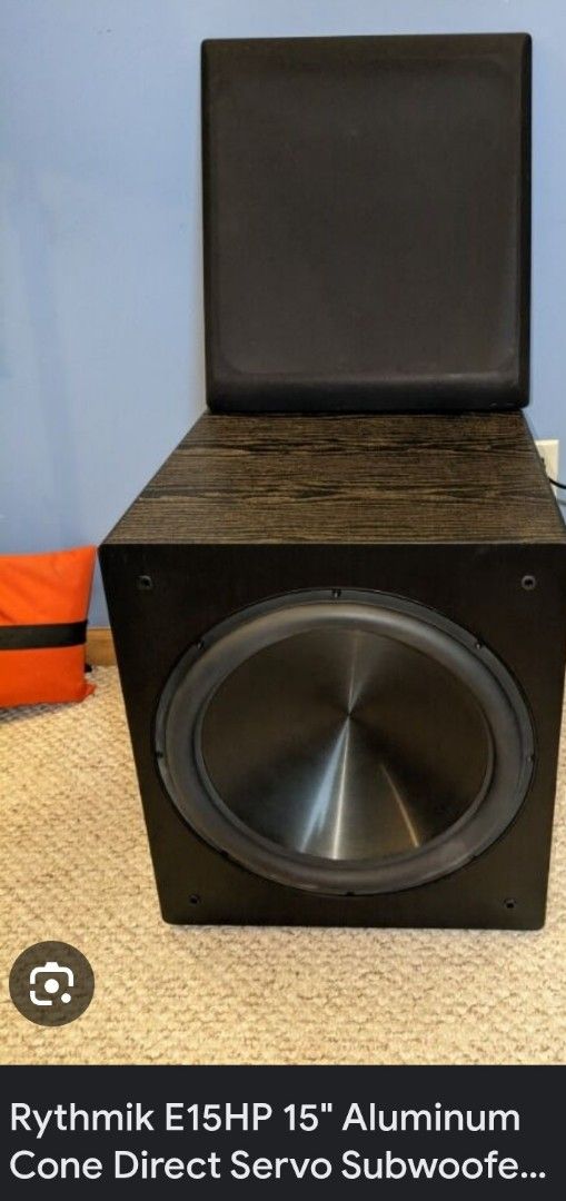 Rythmik E15HP Sub woofer (Category: Soundbars, Speakers & Amplifiers) located in Singapore. Submitted by jason9748 (Listing ID 1375005210, Image 1). Description: .