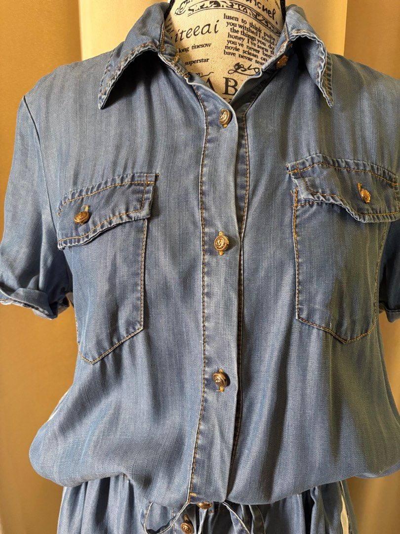 Soft Denim Dress (Category: Dresses) located in Cagayan de Oro. Submitted by authenticstuffsdecluttering (Listing ID 1374921174, Image 3). Description: With pockets both sides Medium size.
