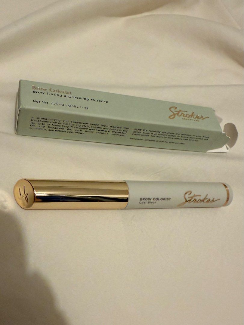 Strokes Brow Colorist Coal Black (Category: Makeup) located in Paranaque City. Submitted by declutterwithme17 (Listing ID 1375004663, Image 2). Description: Brand new.