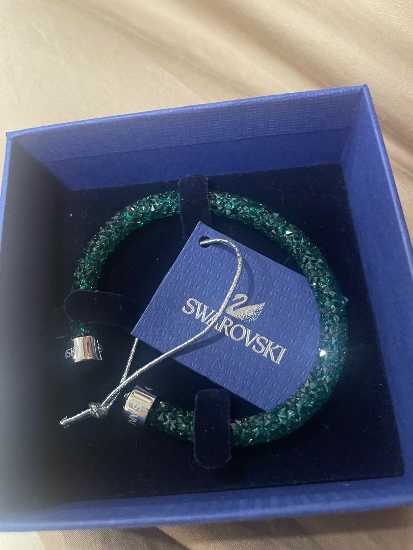 Cuff Bracelet Swarovski Crystal Dust Cuff Swarovski Crystaldust