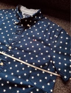 Tommy Hilfiger Blue Star Map Short Sleeve T-shirt Purchased at US Specialty Store 100% Brand New63017328755202110