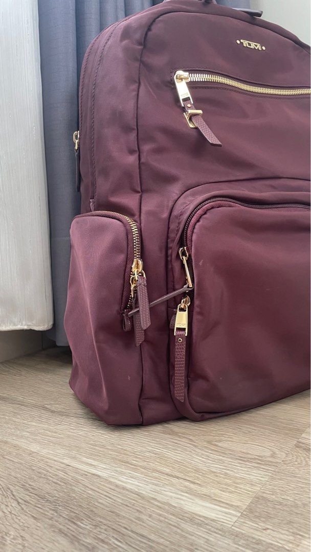 tumi backpack beetroot Voyageur Rosie Hand wash Ready. New With Tag. Tumi